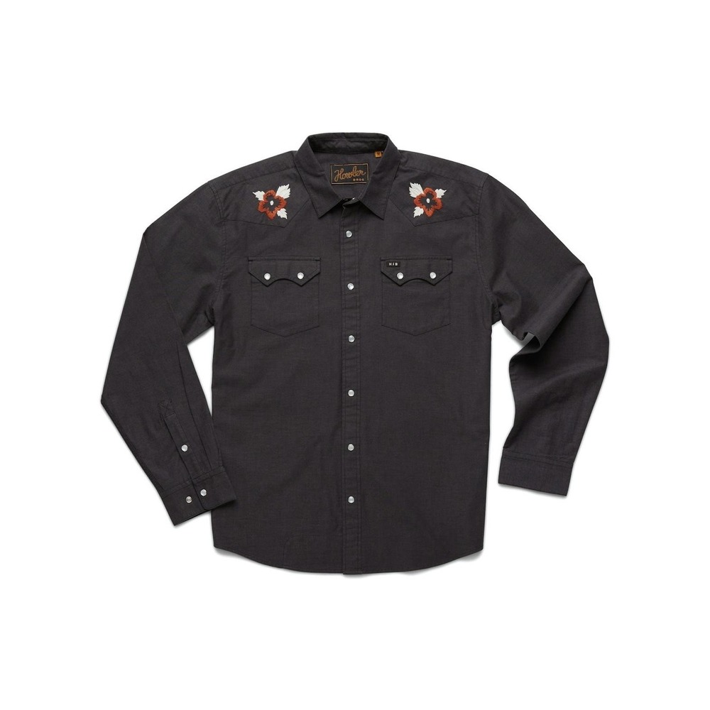 Howler Brothers Mens Crosscut Deluxe Embroidered Snap Longsleeve Shirt Sz M